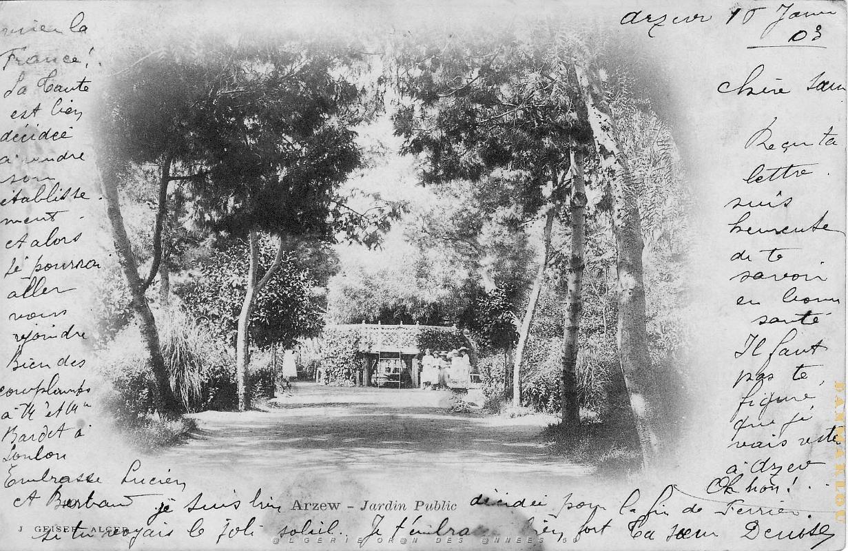 ARZEW Jardin public 1903.jpg